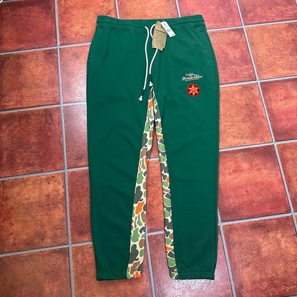 NWT Strivers Row Evergreen Camo Stripe Elastic Joggers Sweatpant Size 3XL - Picture 9 of 14